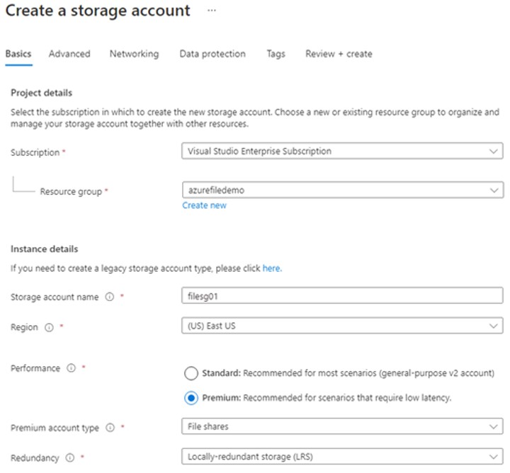 Azure Storage Account Details