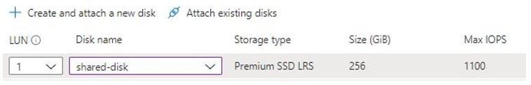 Azure Shared Disk