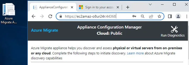 Azure Migrate Appliance